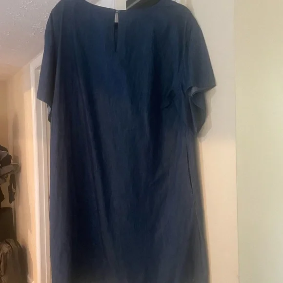 Women Short Sleeve Jean Dress - NWT - Picture 5 of 5